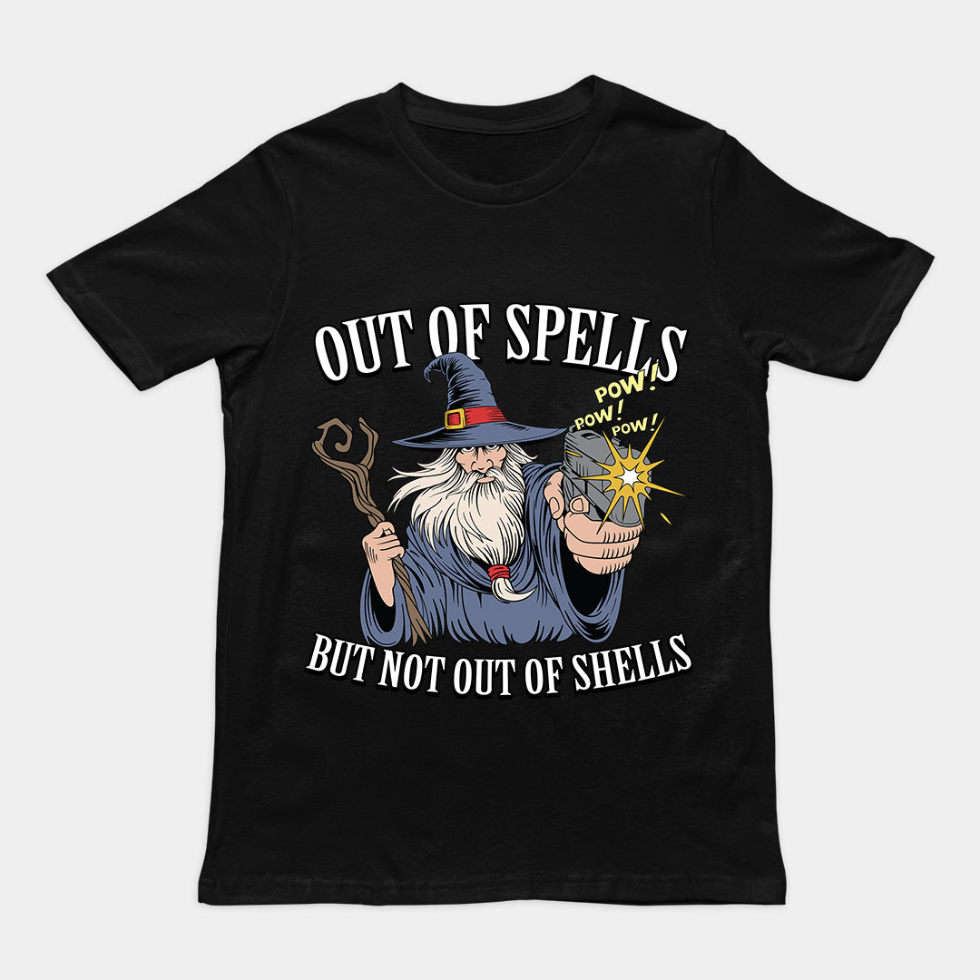 Out of Spells but Not Out of Shells T-Shirt