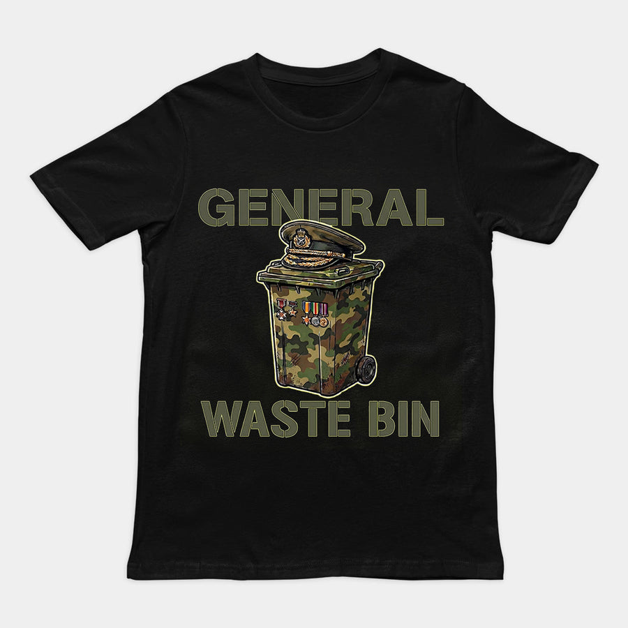 General Waste Bin T-Shirt Orbital Clothing