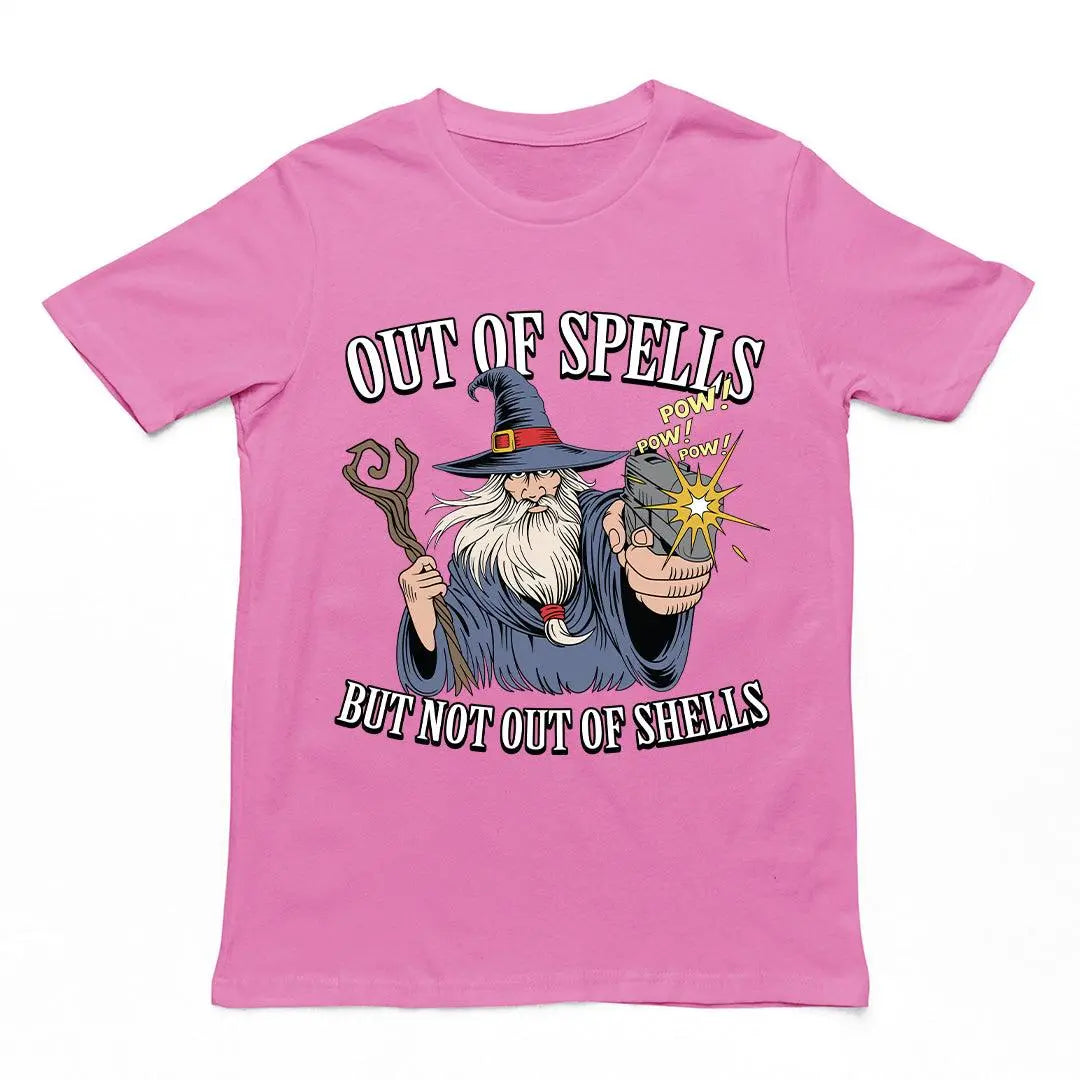 Out of Spells but Not Out of Shells T-Shirt - Orbital Clothing