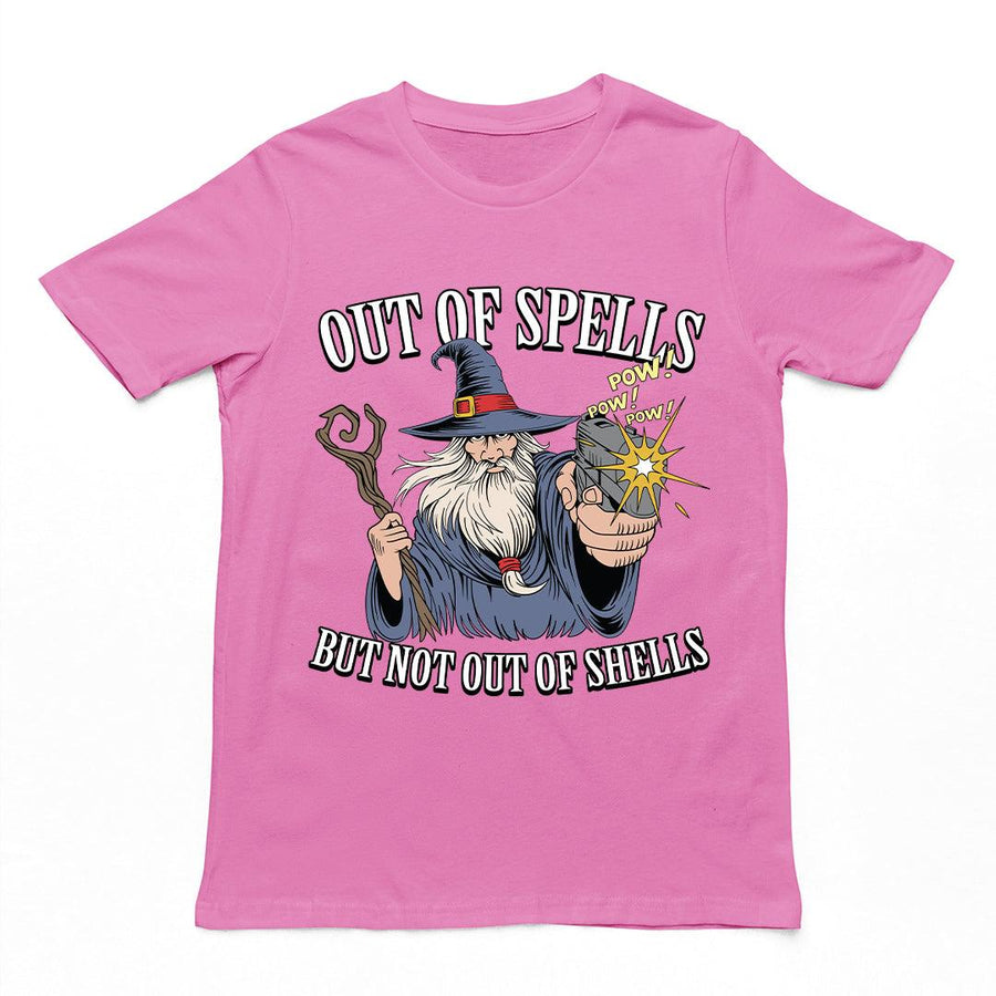 Out of Spells but Not Out of Shells T-Shirt - Orbital Clothing