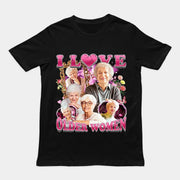 Ik hou van oudere vrouwen t-shirt