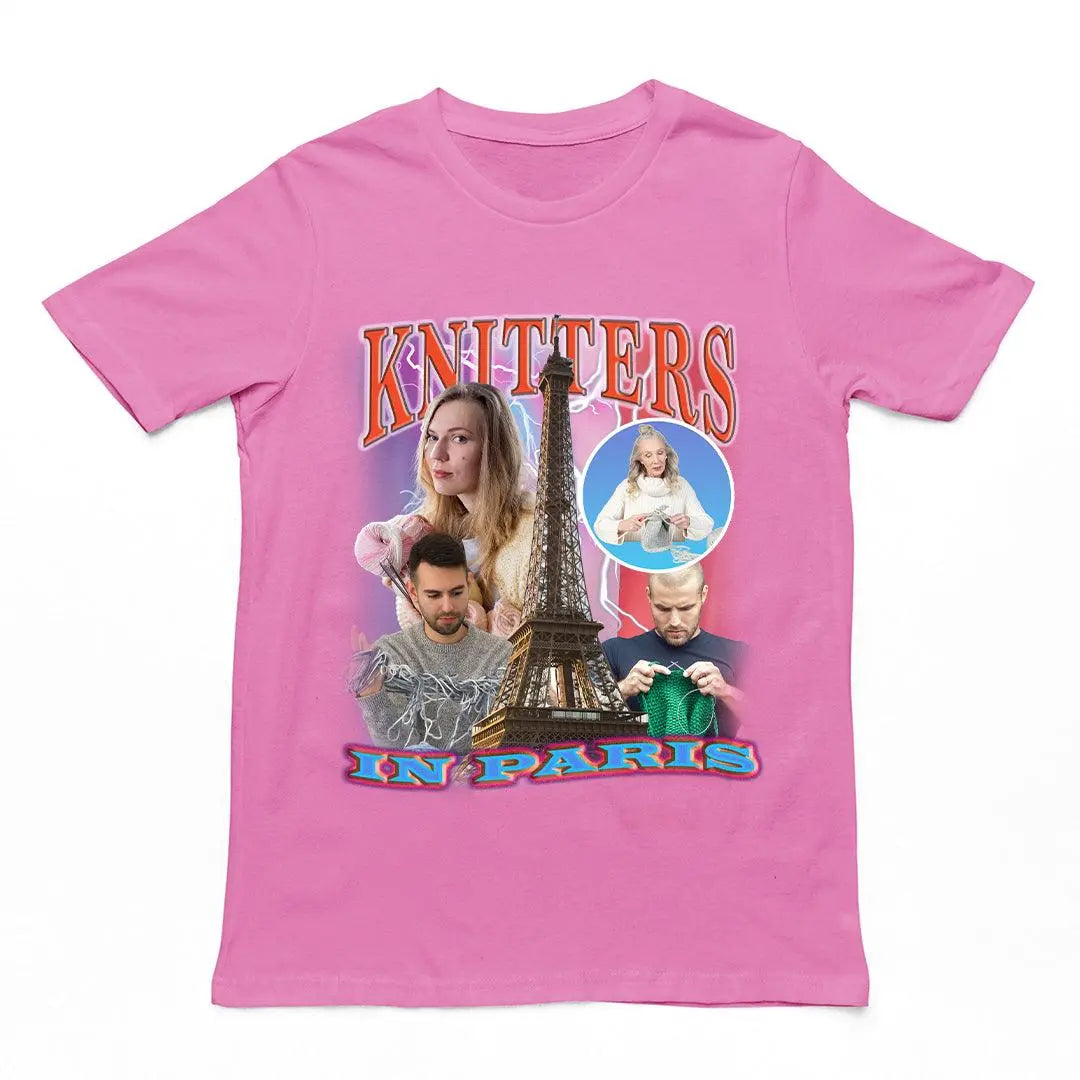 Knitters in Paris t-shirt - Orbital Clothing