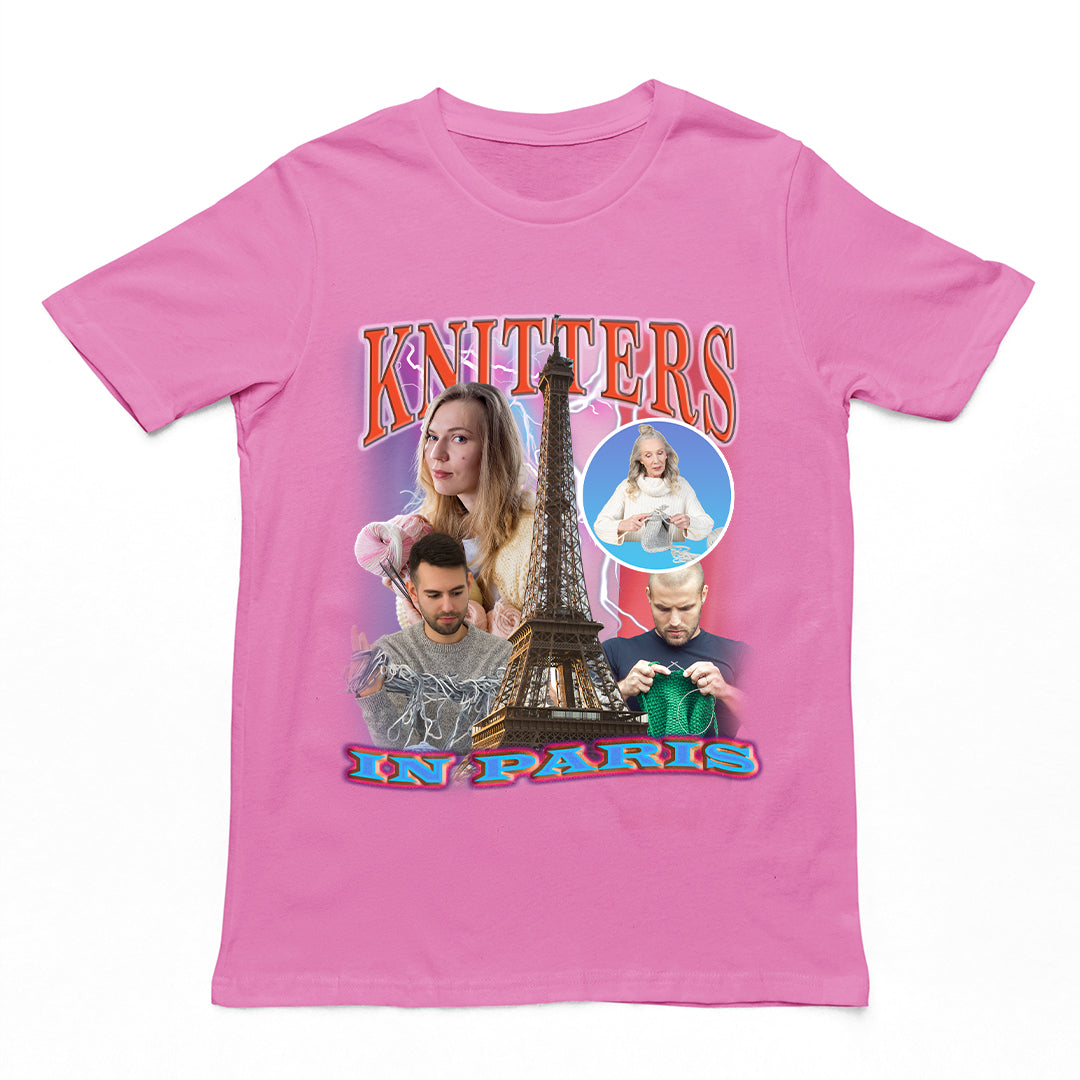 Knitters in Paris t-shirt