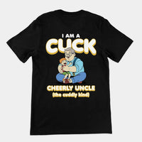 Ik ben een Cuck t-shirt (achterkant) - Zwart / S