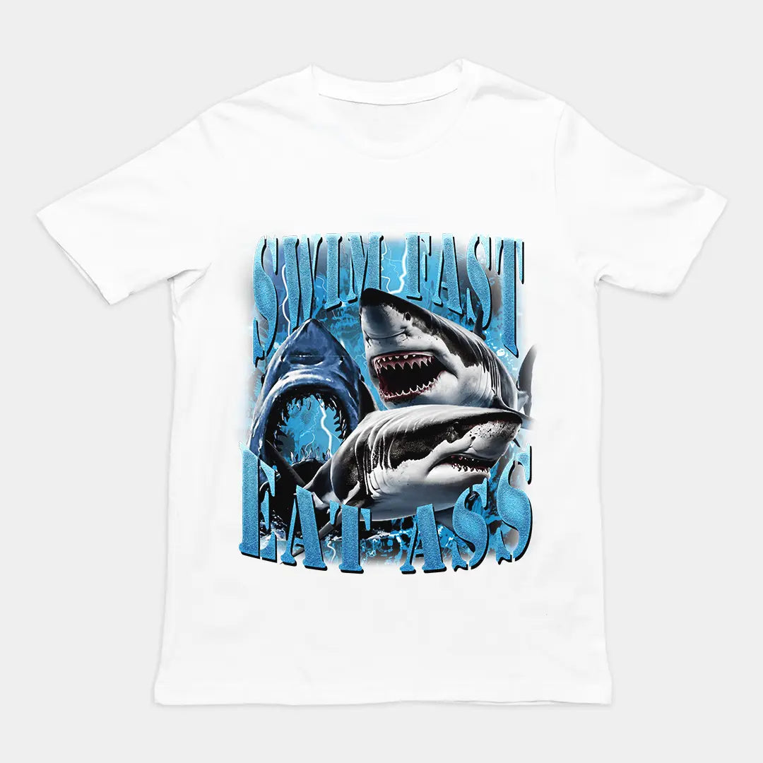 Swim Fast Eat Ass t-shirt - Orbital Clothing