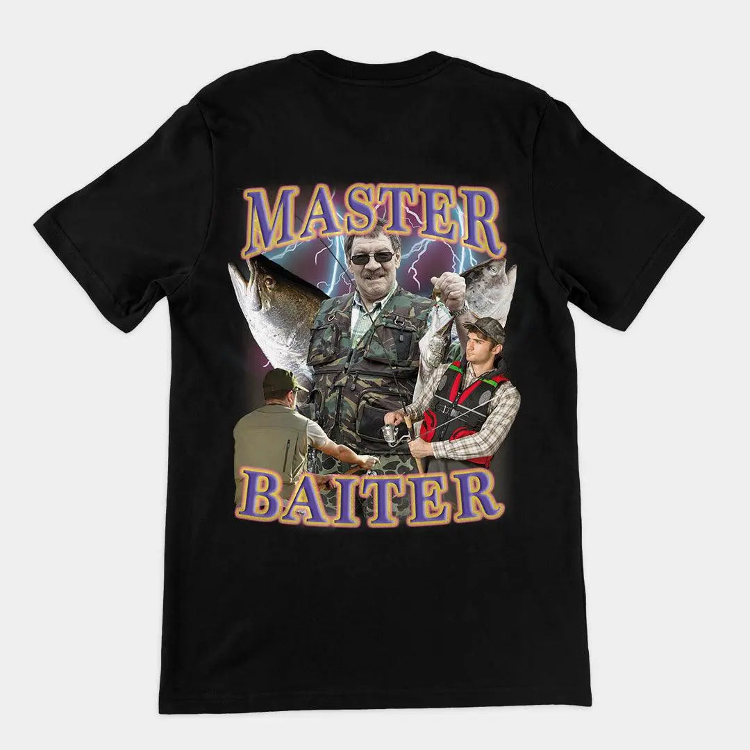 Master Baiter t-shirt (backprint) - Orbital Clothing