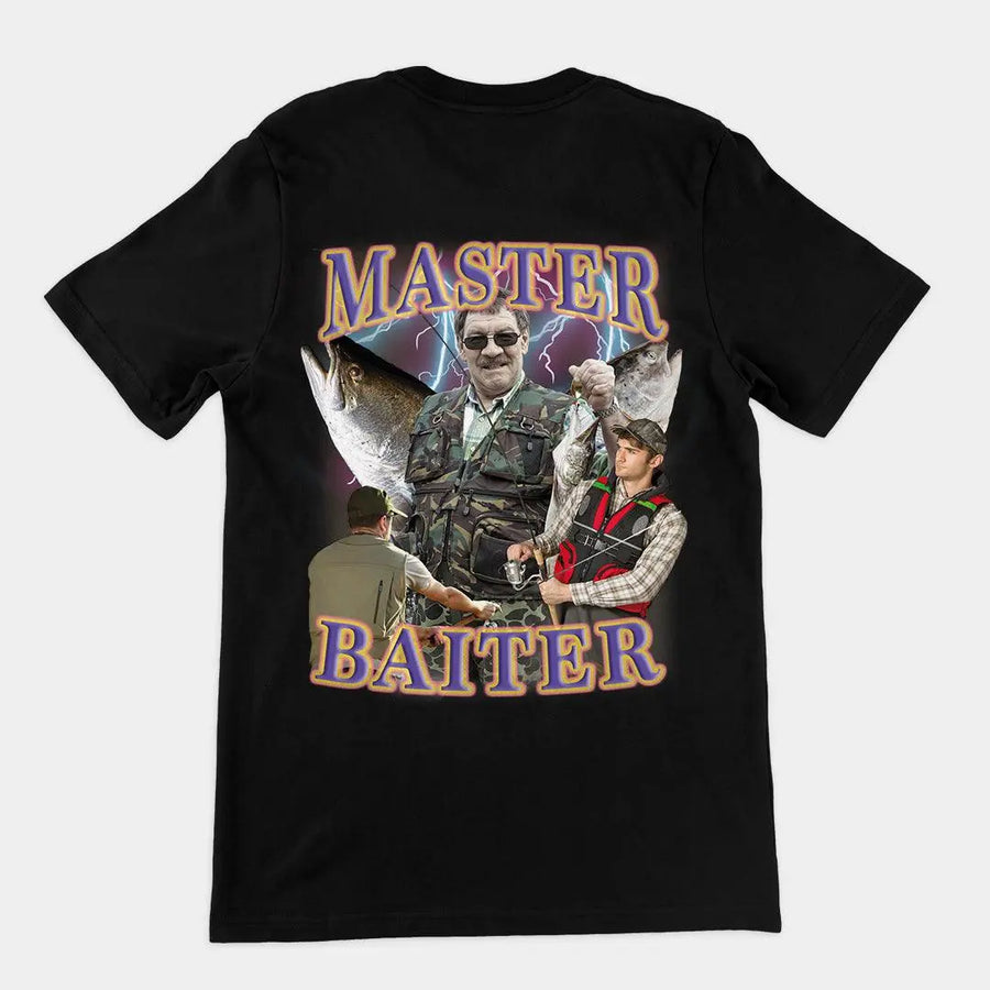 Master Baiter t-shirt (backprint) - Orbital Clothing