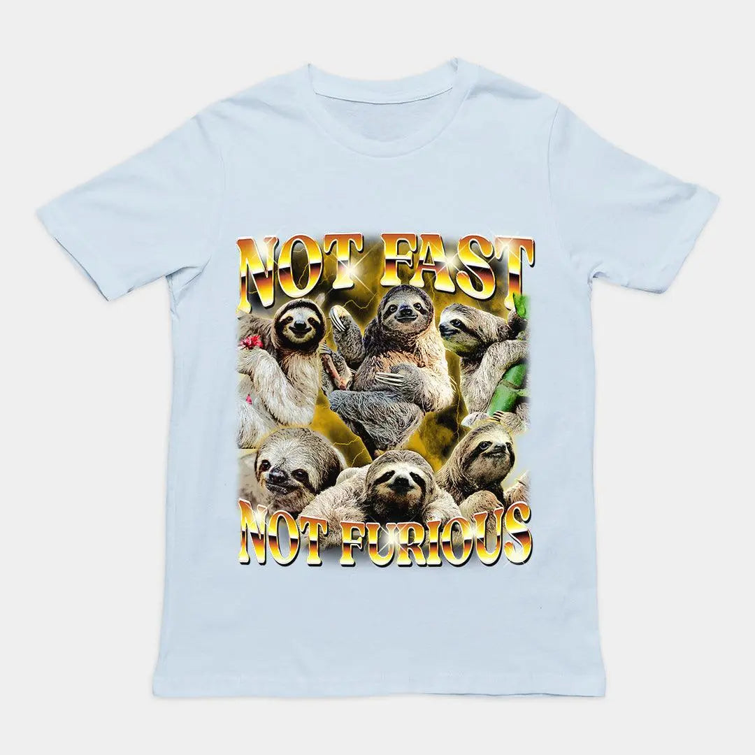 Not Fast Not Furious t-shirt - Orbital Clothing