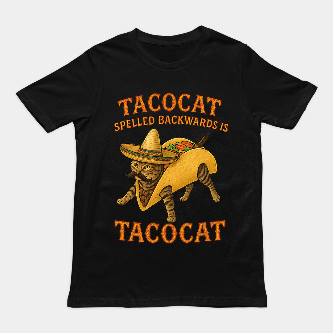 Tacocat spelled backwards is tacocat T-Shirt
