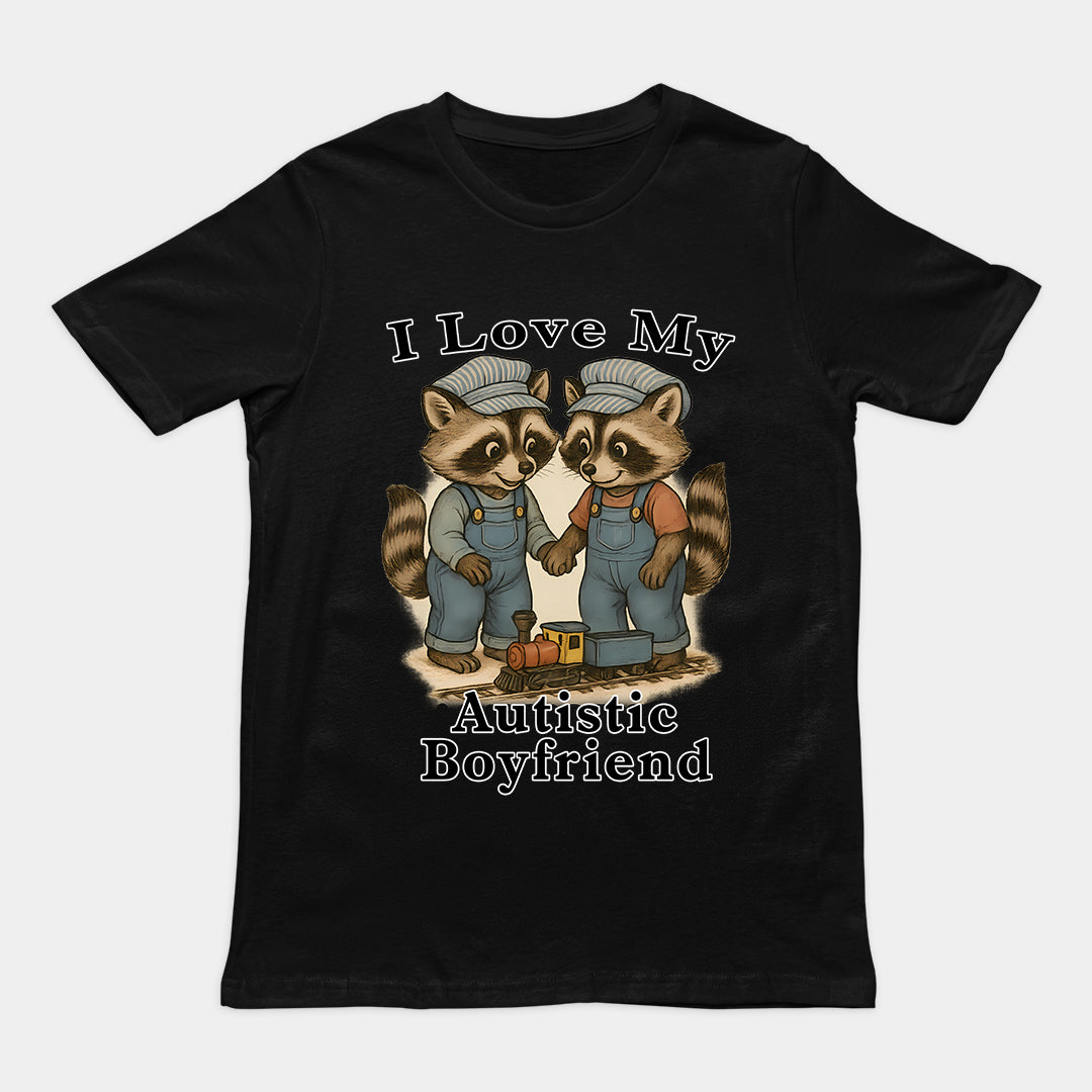 I Love my Autistic Boyfriend T-Shirt