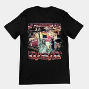 Mein Pronomen sind USA T-Shirt (Rückenaufdruck)