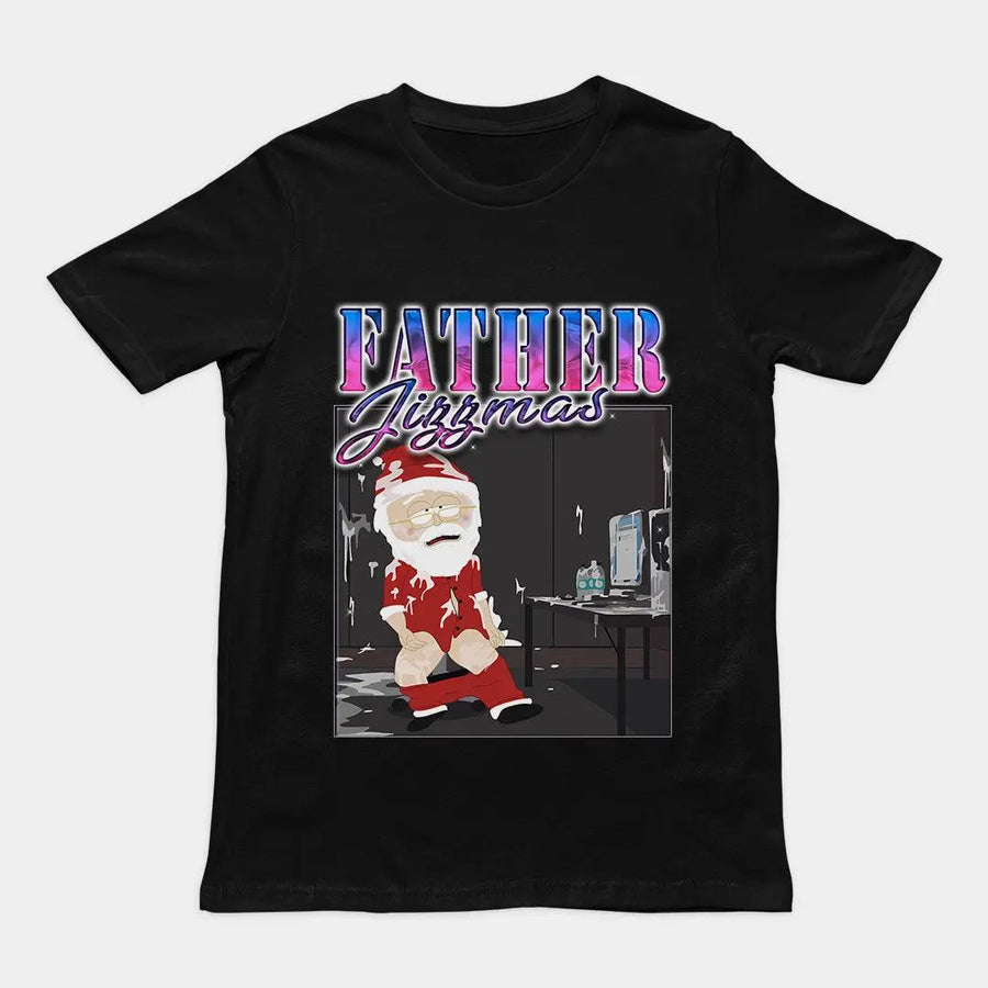 Father Jizzmas T-Shirt - Orbital Clothing
