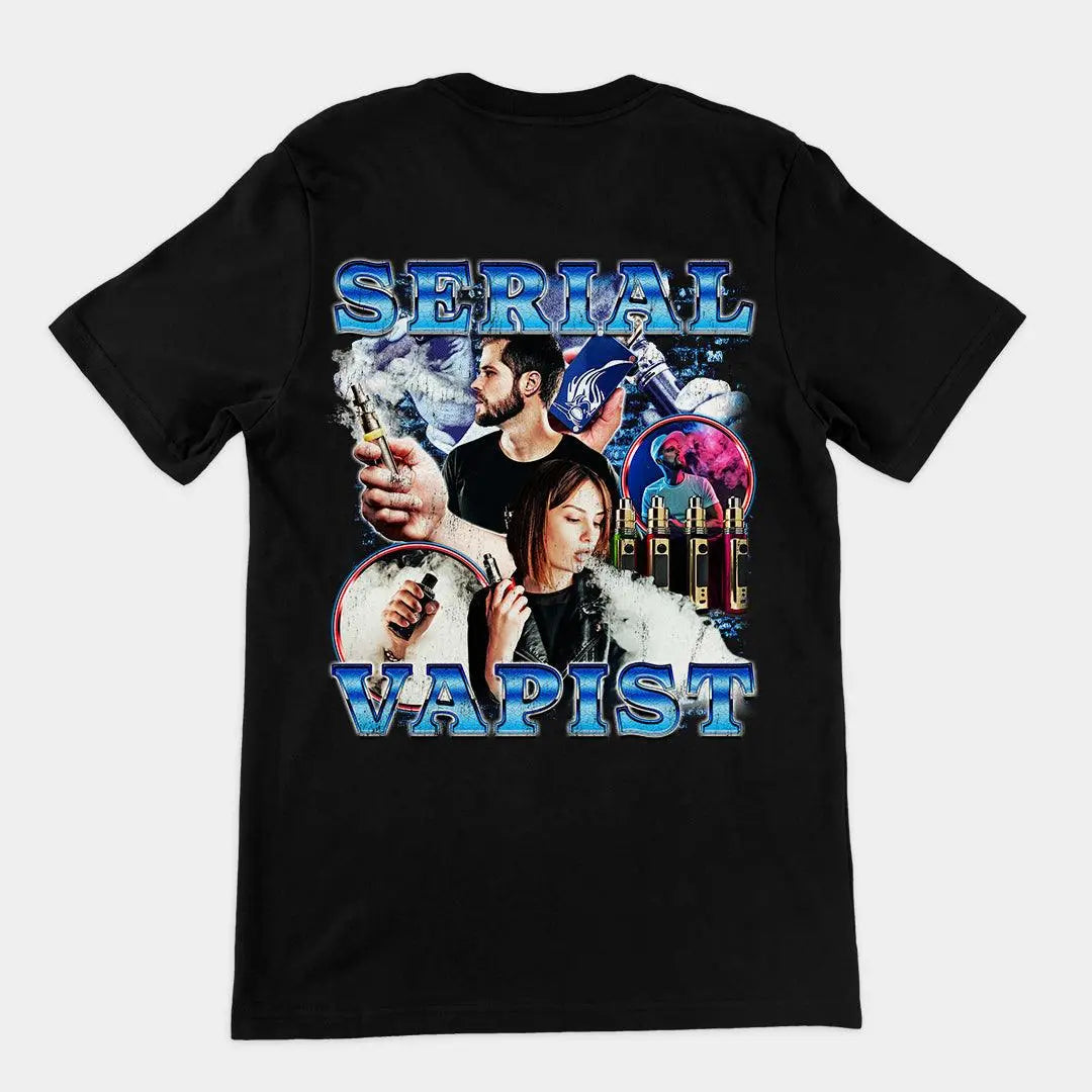 Serial Vapist t-shirt (backprint) - Orbital Clothing