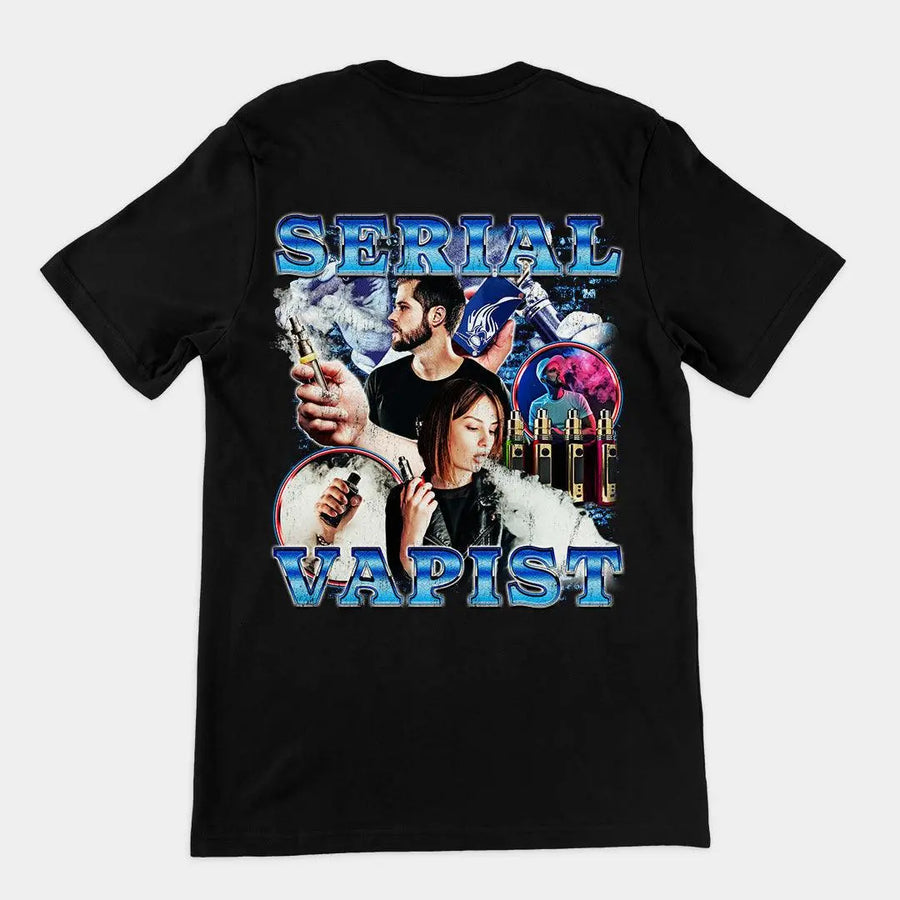 Serial Vapist t-shirt (backprint) - Orbital Clothing