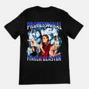 Professionelles Finger Blaster T-Shirt (Rückenaufdruck)