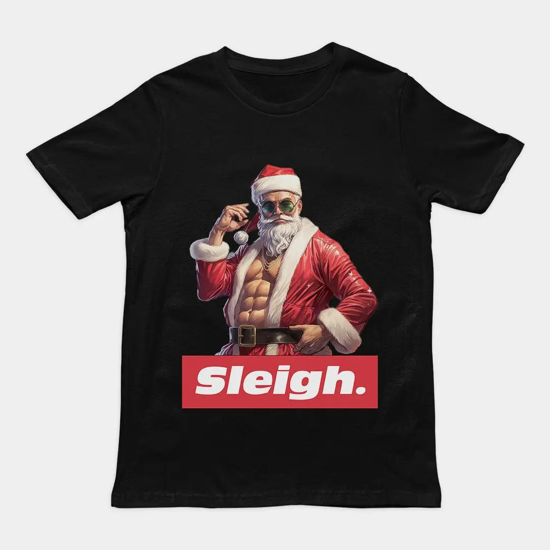 Sleigh Christmas T-Shirt - Orbital Clothing