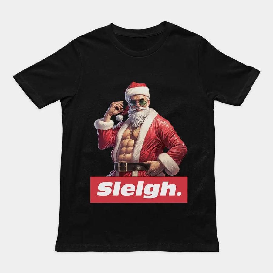 Sleigh Christmas T-Shirt - Orbital Clothing