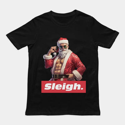 Sleigh Christmas T-Shirt - Orbital Clothing
