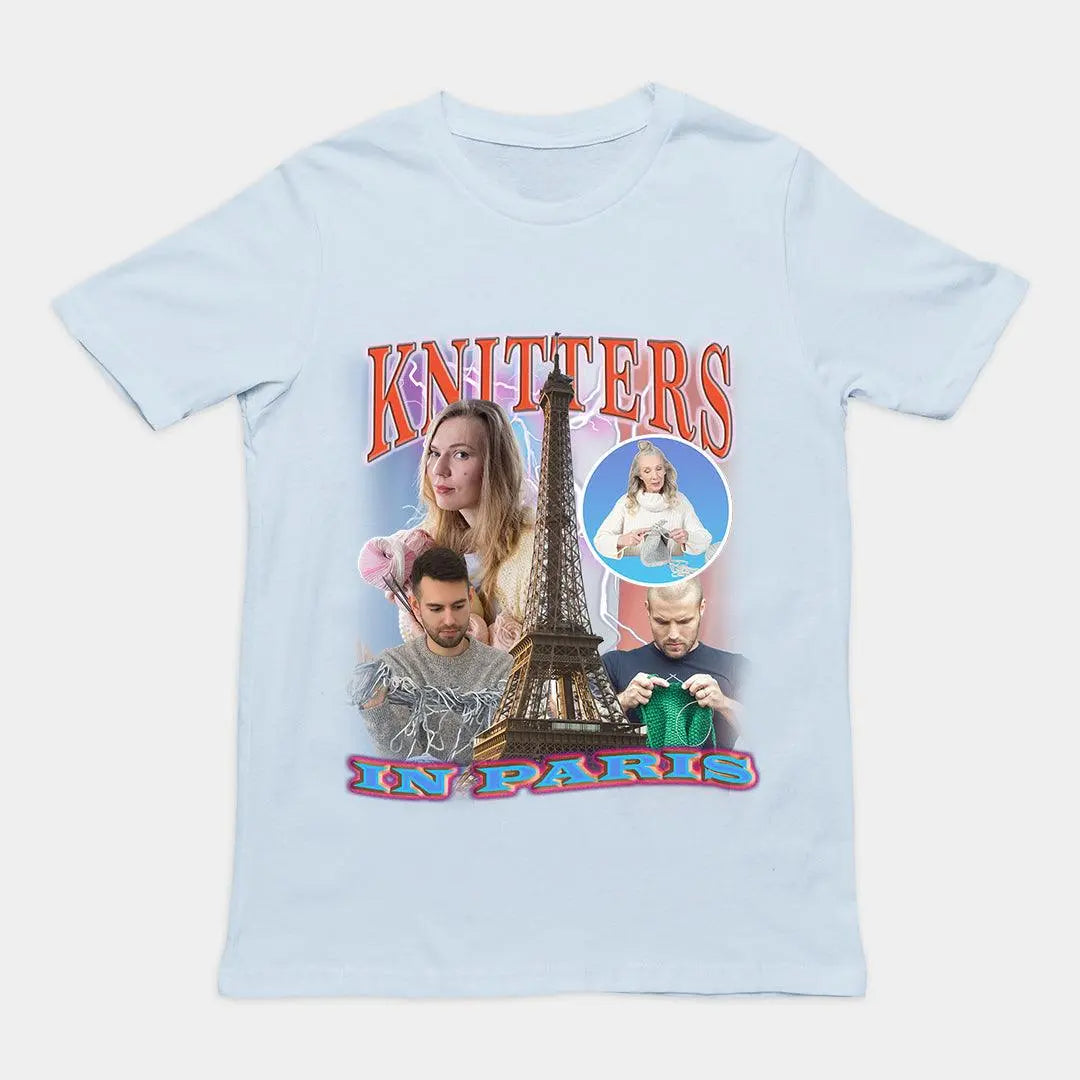 Knitters in Paris t-shirt - Orbital Clothing
