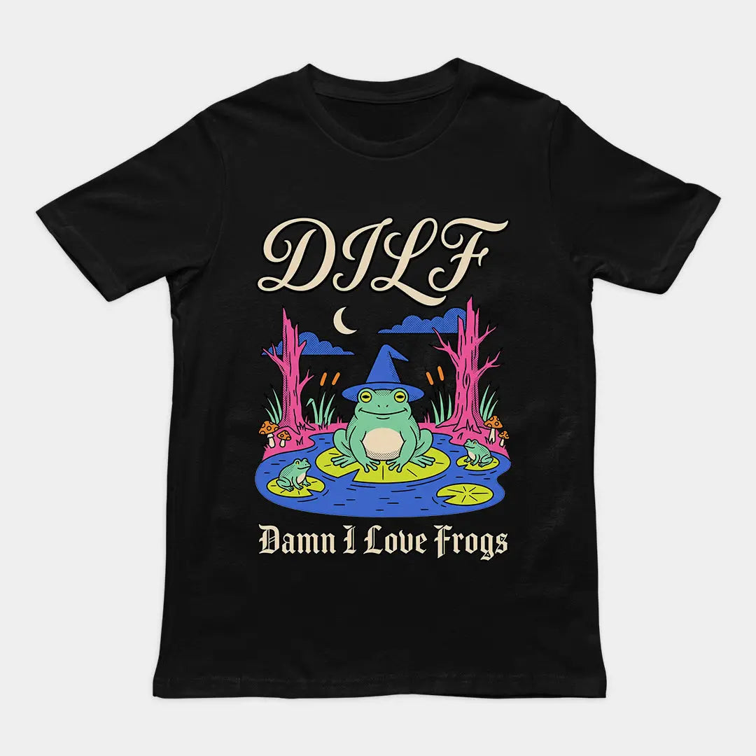 DILF (Damn I Love Frogs) T-Shirt Orbital Clothing
