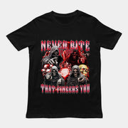 Bijt nooit in de hand die je vingert T-shirt