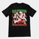 Vintage-T-Shirt mit Weihnachtsmannmotiv (Rückenaufdruck)