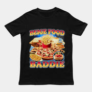 Beige Food Baddie T-shirt