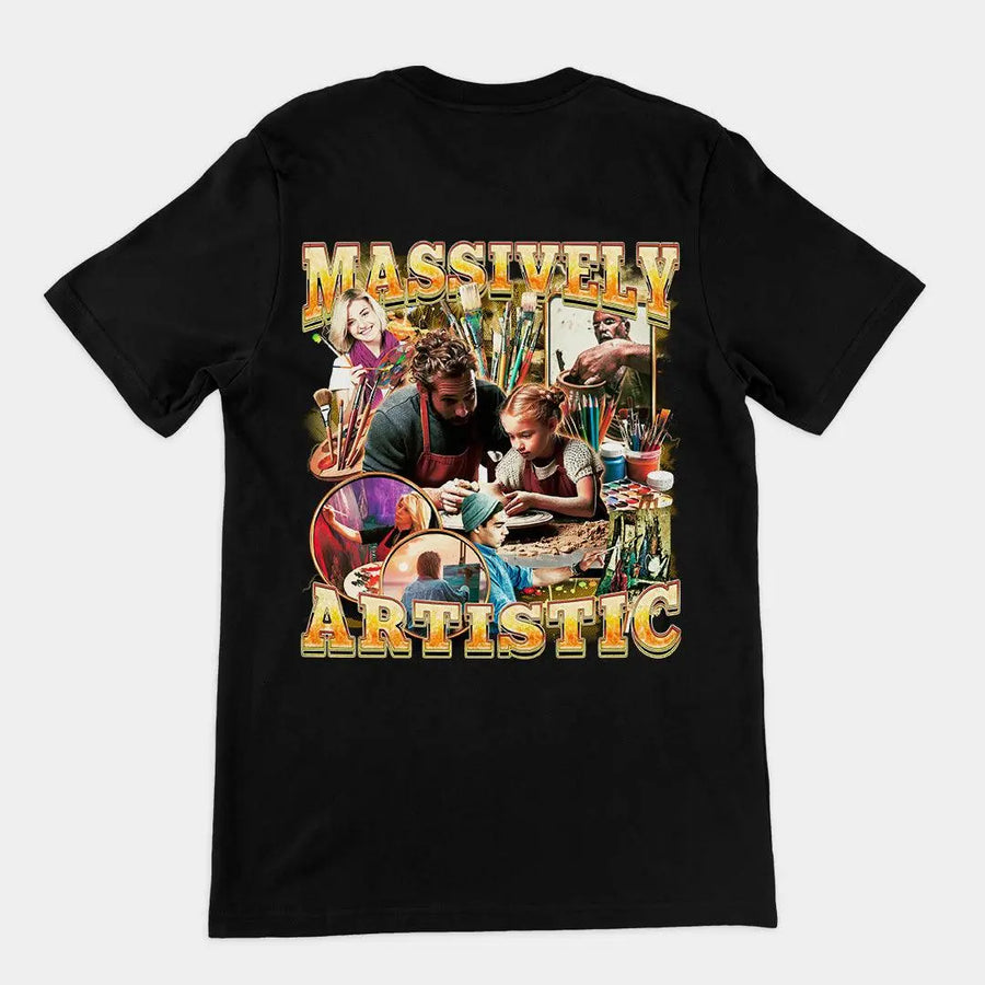 Massively Artistic t-shirt (backprint) - Orbital Clothing