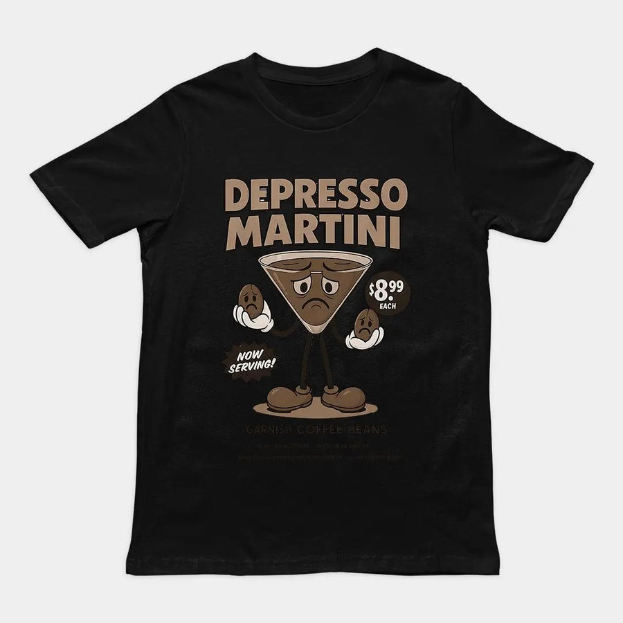 Depresso Martini T-Shirt - Orbital Clothing
