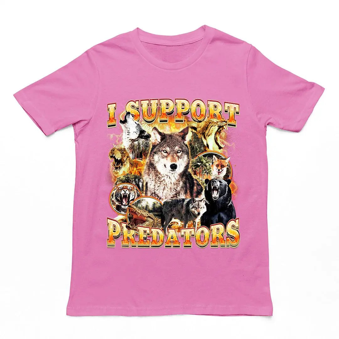 I Support Predators t-shirt - Orbital Clothing