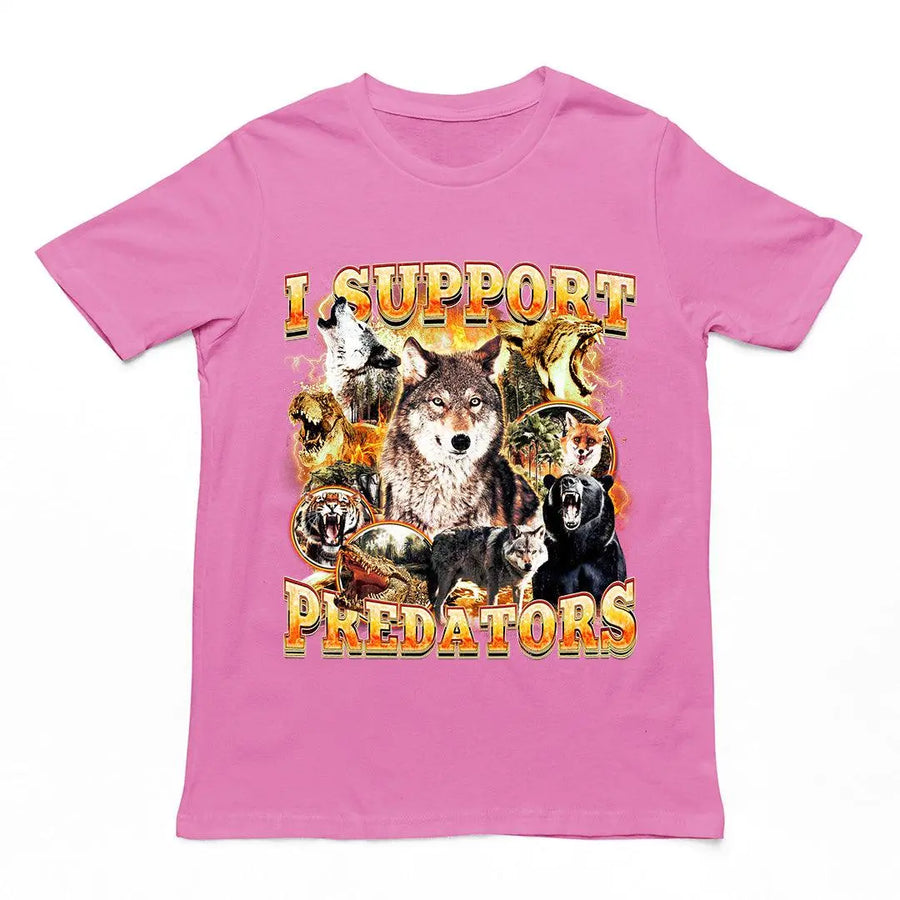 I Support Predators t-shirt - Orbital Clothing