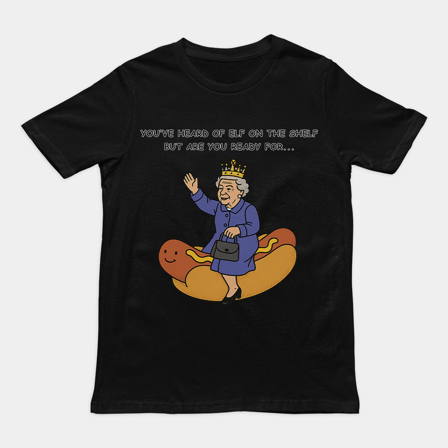 You've heard of elf on the shelf but are you ready for Lizzy on the Glizzy T-Shirt Orbital Clothing