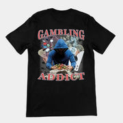 Gambling Addict t-shirt (achterkant)
