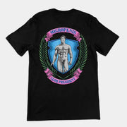 T-Shirt des Präsidenten des Micro Penis Clubs (Rückenaufdruck)