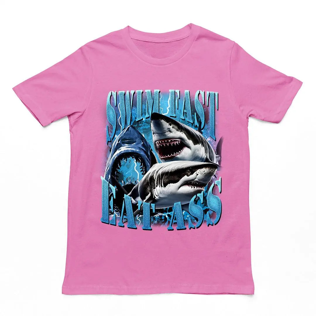 Swim Fast Eat Ass t-shirt - Orbital Clothing