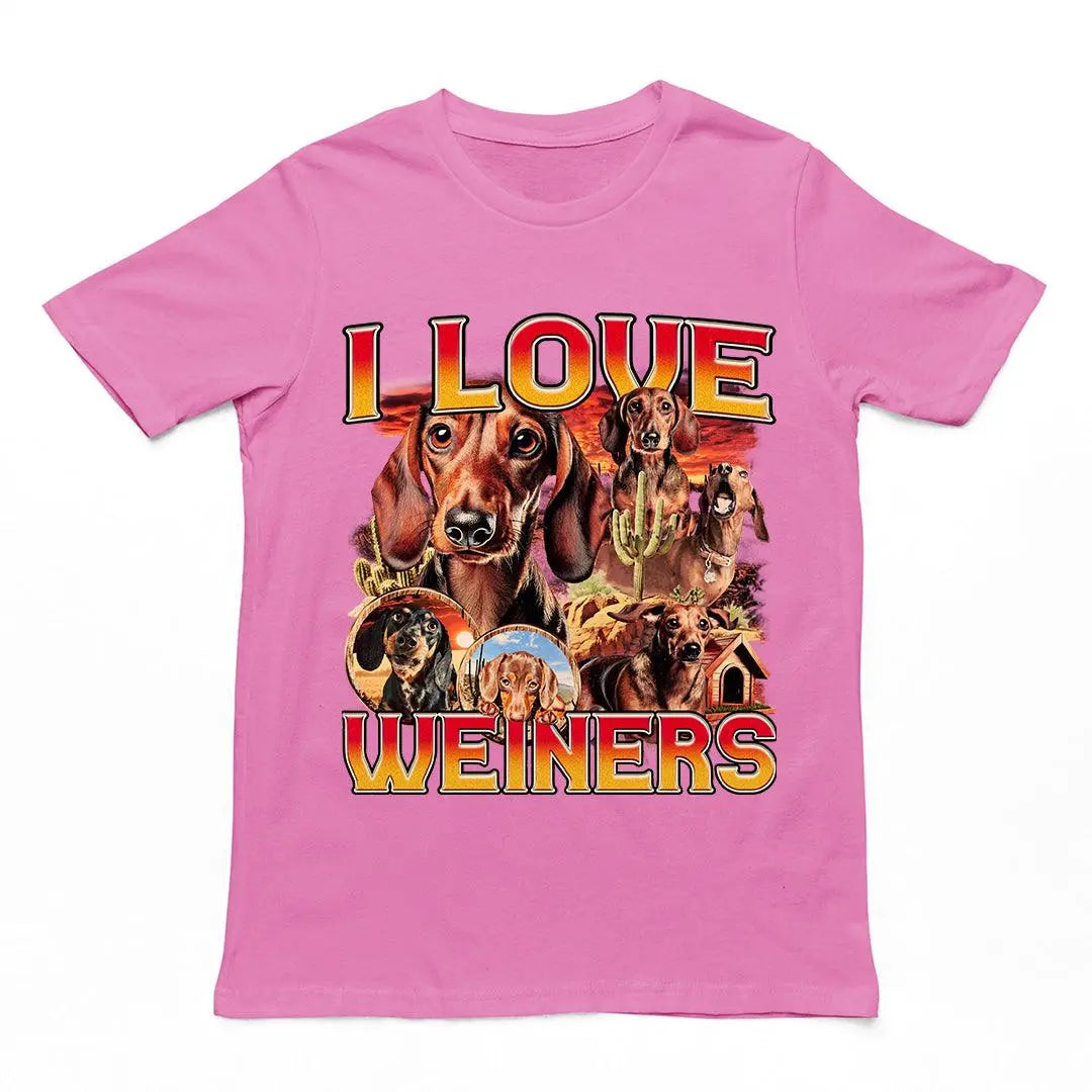 I Love Weiners T-Shirt - Orbital Clothing