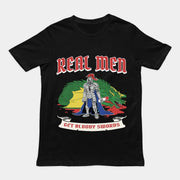 Echte Männer bekommen blutige Schwerter – T-Shirt