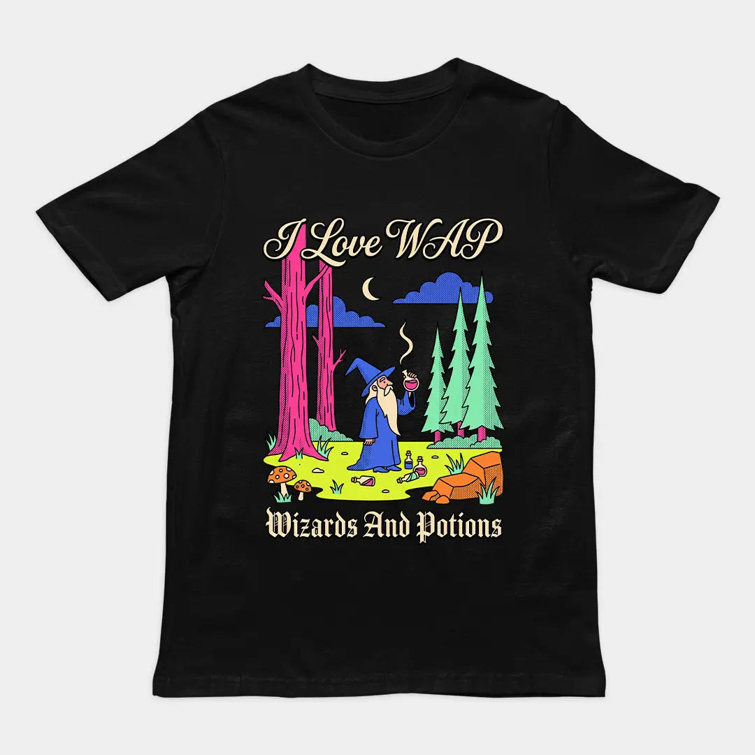 I Love WAP (Wizards And Potions) T-Shirt Orbital Clothing