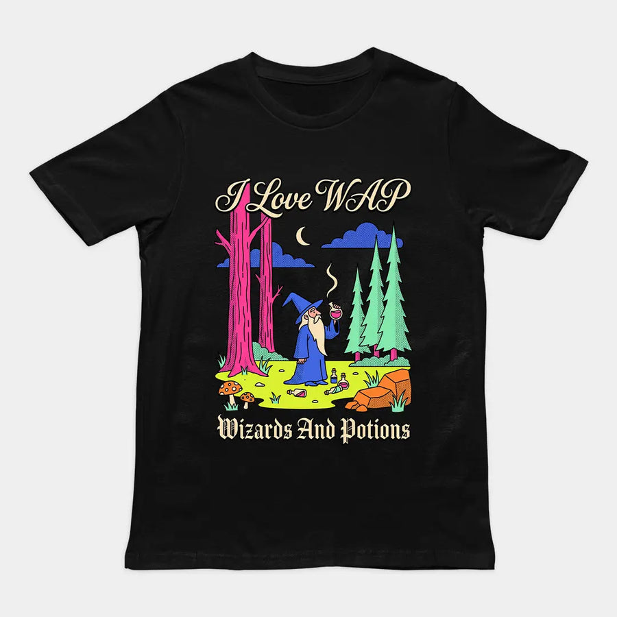 I Love WAP (Wizards And Potions) T-Shirt Orbital Clothing