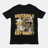 Bisexuals Eat What? (vintage style) T-Shirt