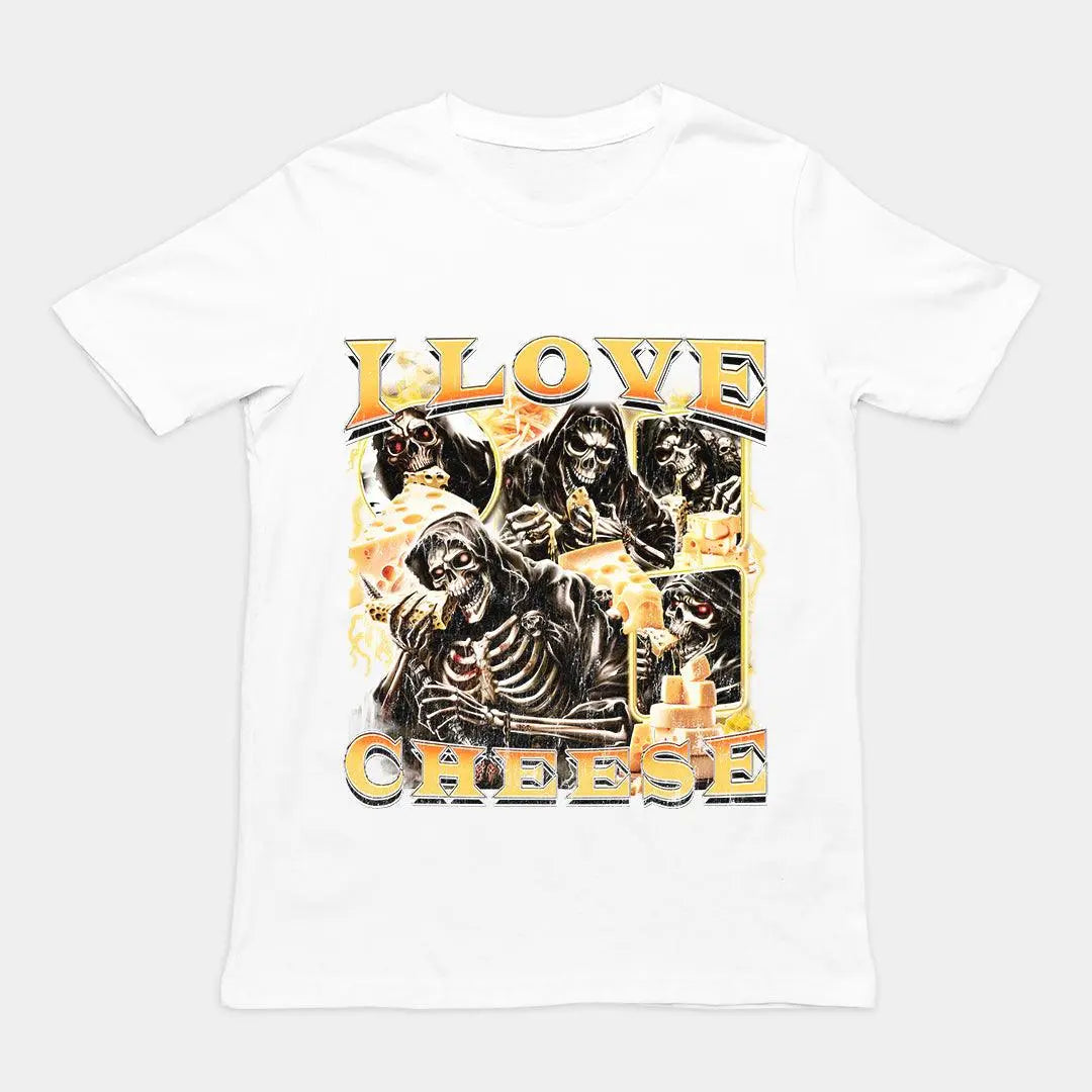 I Love Cheese t-shirt - Orbital Clothing