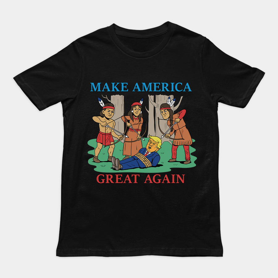 Make America Great Again (Native Americans) T-Shirt Orbital Clothing