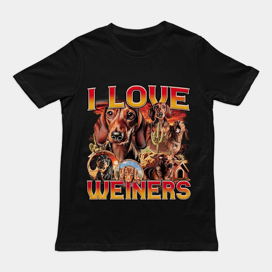 I Love Weiners T-Shirt - Orbital Clothing