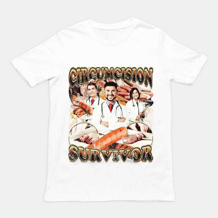 Circumcision Survivor t-shirt - Orbital Clothing