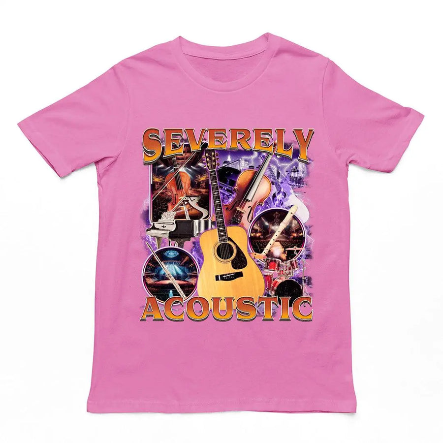 Severely Acoustic t-shirt - Orbital Clothing
