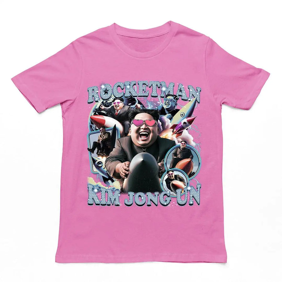 Rocketman kim jong un t-shirt - Orbital Clothing
