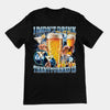 I didn't drink for 12 years then I turned 13 t-shirt (backprint)