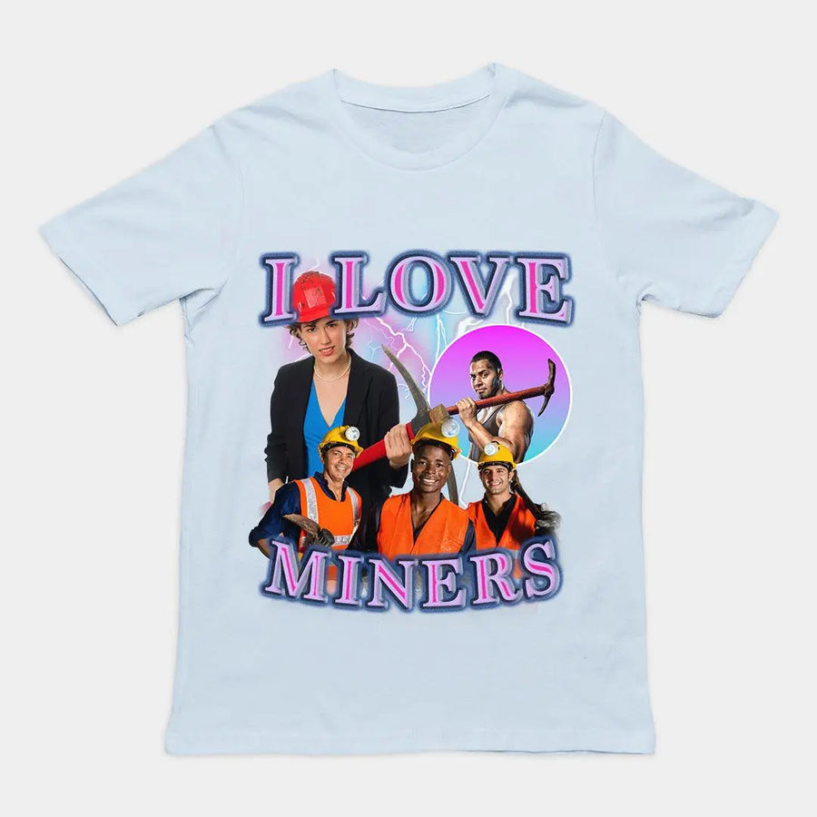 I Love Miners t-shirt - Orbital Clothing