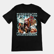 T-Shirt „Erfahrener Hahnenführer“ (Rückenaufdruck)