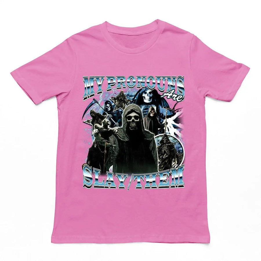 My Pronouns are Slay / Them Vintage t-shirt - Orbital Clothing